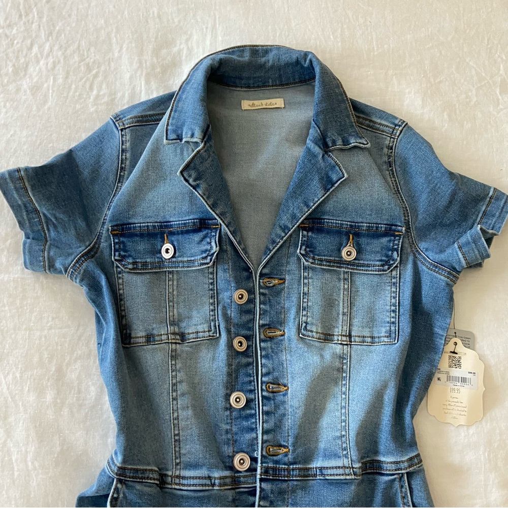 NWT ALTAR’D STATE DENIM JUMPSUIT